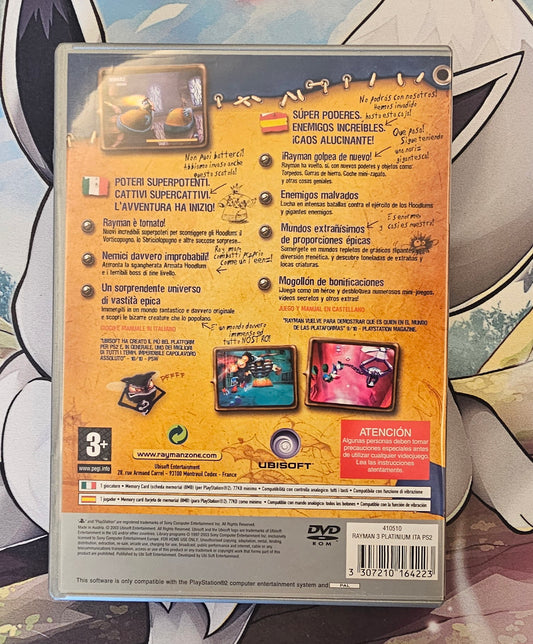 Rayman 3: Hoodlum Havoc โ PS2 (Edizione Platinum)